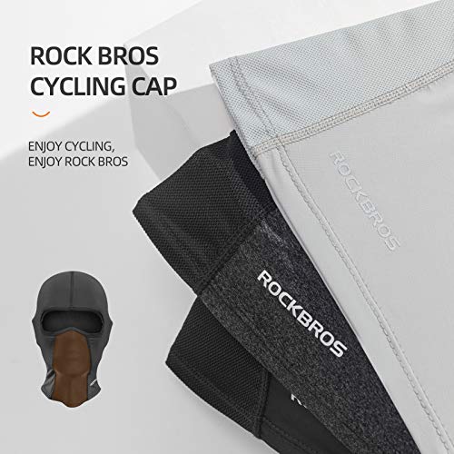 ROCKBROS Balaclava Transpirable de Verano UPF50+ Cubierta de Cara Completa para Hombres Mujeres Ciclismo Moto Deportes al Aire Libre