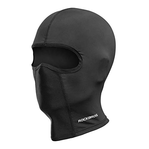 ROCKBROS Balaclava Transpirable de Verano UPF50+ Cubierta de Cara Completa para Hombres Mujeres Ciclismo Moto Deportes al Aire Libre