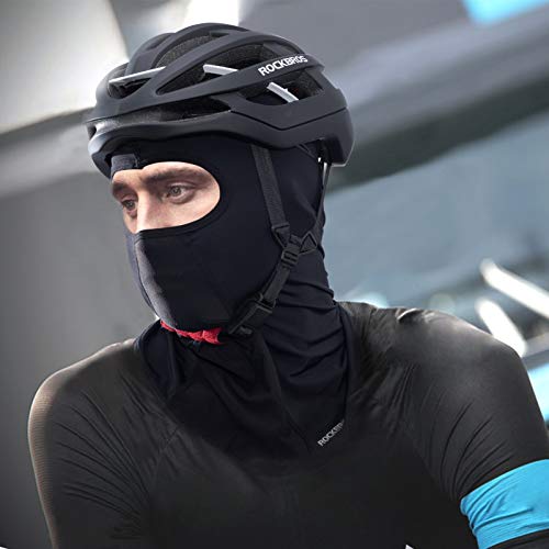 ROCKBROS Balaclava Transpirable de Verano UPF50+ Cubierta de Cara Completa para Hombres Mujeres Ciclismo Moto Deportes al Aire Libre