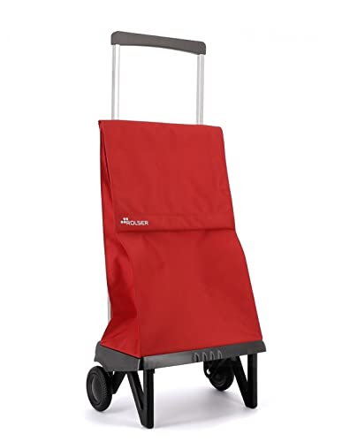 Rolser Carro Plegamatic MF 2 Ruedas Plegable - Rojo