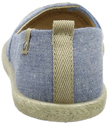 Roxy Flora, Sandalias con cua Tipo Alpargatas Mujer, Azul Chambray Chy, 38 EU