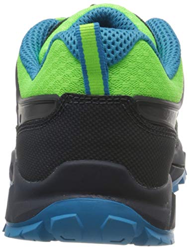 Salewa JR Wildfire Zapatos de Senderismo, Fluo Green/Blue Danube, 35 EU