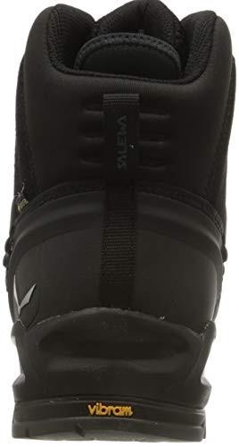 Salewa MS Alp Trainer Mid Gore-TEX Botas de Senderismo, Black/Black, 42.5 EU