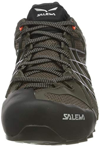 Salewa MS Wildfire Gore-TEX Zapatos de Senderismo, Black Olive/Wallnut, 44.5 EU