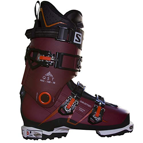 SALOMON Botas Alpinas QST Pro 130 TR, esquí Hombre, Pomegranat, 45.5 EU