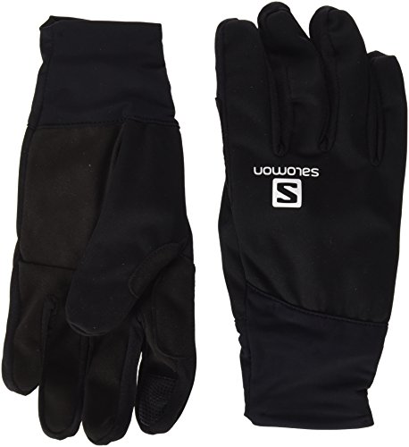 Salomon, Guantes de esquí de Fondo de Hombre, Compatibles con Pantallas táctiles, Equipe Glove M, Talla: XS, Negro, L39504600