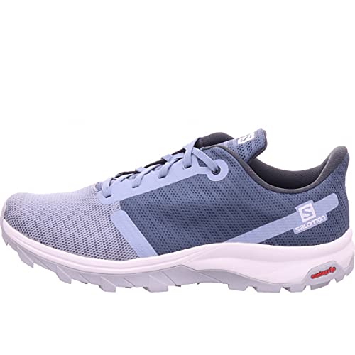 Salomon Outbound Prism Mujer Zapatos de trekking, Azul (Ashley Blue/Copen Blue/Pearl Blue), 44 EU