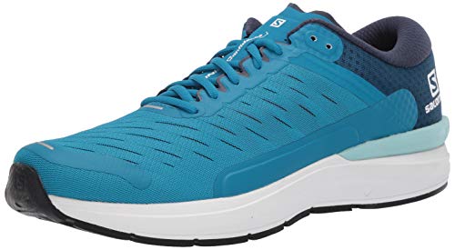 SALOMON Shoes Sonic, Zapatillas de Running Hombre, Multicolor (Fjord Blue/White/Poseidon), 42 2/3 EU