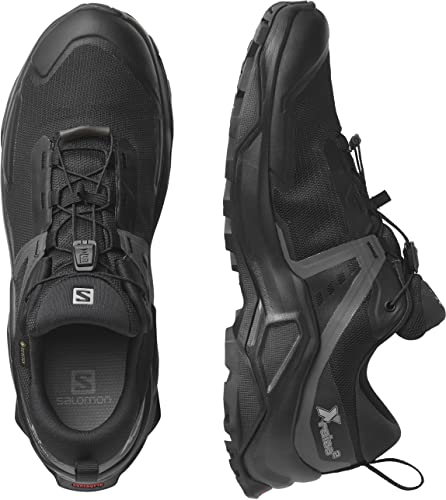 SALOMON Shoes X Raise 2 GTX, Botas de Senderismo Hombre, Black/Black/Magnet, 44 EU