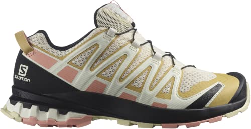 SALOMON Shoes XA Pro 3D v8 W, Zapatillas de Running Mujer, Frozen Dew/Blooming Dahlia/Vanilla, 41 1/3 EU