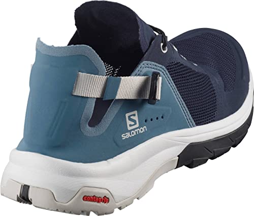 Salomon Tech Amphib 4 Hombre Zapatos de trekking, Azul (Navy Blazer/Bluestone/Lunar Rock), 44 ⅔ EU