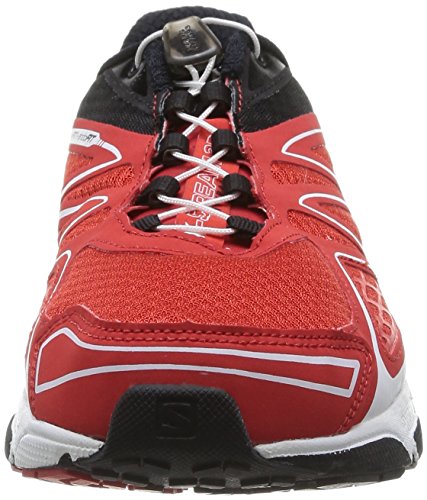 Salomon X-Scream 3D - Zapatillas de running para hombre, Bright Red/Black/White, EU 40.7