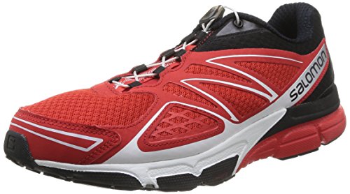 Salomon X-Scream 3D - Zapatillas de running para hombre, Bright Red/Black/White, EU 40.7