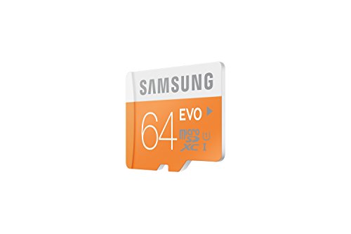 Samsung Evo MB-MP64DA/EU - Tarjeta de memoria micro SDXC de 64 GB (UHS -I Grade 1, Clase 10, con adaptador SD)