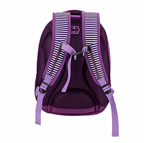 SANTORO Gorjuss 21GJS107-PUR, mochila escolar con compartimento para portátil de 15,6 pulgadas, 46,5 cm, 35 l, 46,5 x 34,5 x 18, Purrrrfect Pals