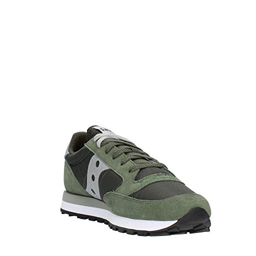 SAUCONY SAUCONY Hombre Bajas Zapatillas de Deporte S2044-339 Original Jazz Talla 42.5 Verde/Gris