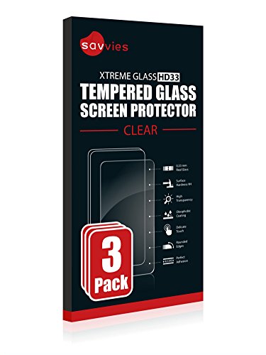 savvies Protector Cristal Templado Compatible con Polar Grit X (3 Unidades) Protector Pantalla Vidrio, Protección 9H, Pelicula Anti-Huellas