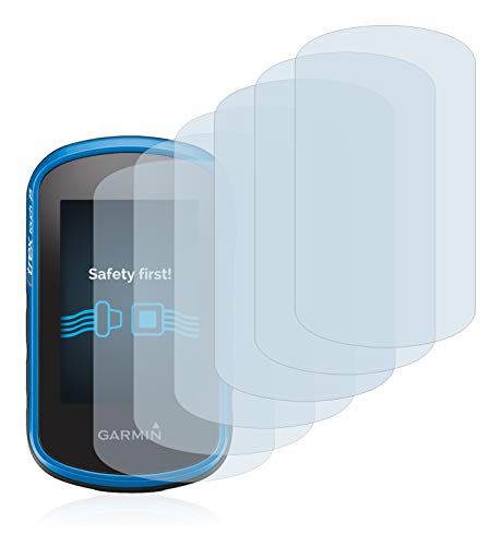 savvies Protector Pantalla Compatible con Garmin eTrex Touch 25 (6 Unidades) Película Ultra Transparente