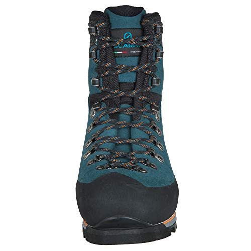 Scarpa Mont Blanc GTX, Botas de montaña Hombre, Lake Blue Gore-Tex AGM Essential AC, 42 EU