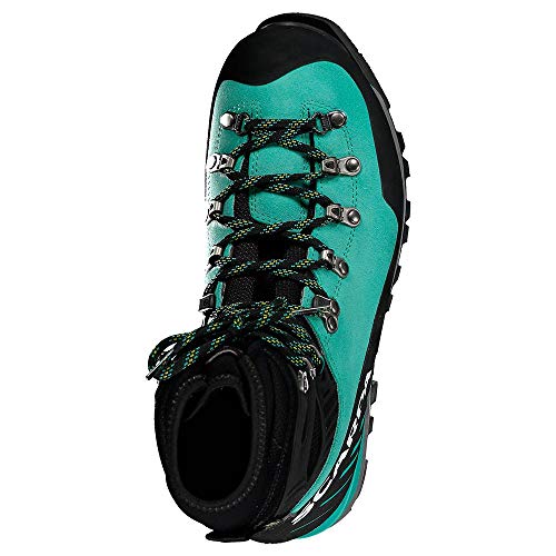 Scarpa Mont Blanc Pro GTX WMN, Botas de montaña Mujer, Green Blue Gore-Tex NAG Essential AC, 38.5 EU