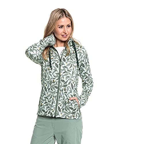 Schöffel Maidstone L - Chaqueta de forro polar para mujer, Mujer, Chaqueta de forro polar., 13066, Lily White, 38