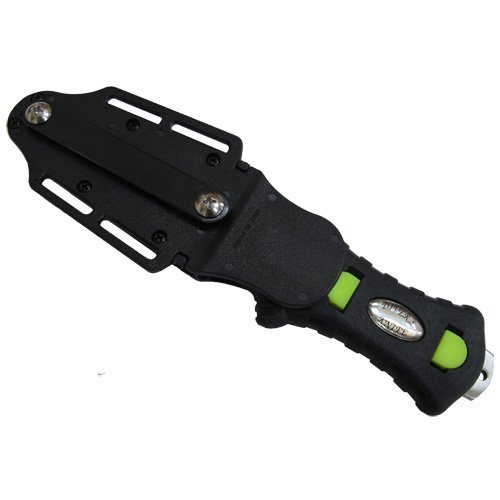 Scuba elección de Buceo Buceo Compacto Negro Punta Roma de Acero Inoxidable Cuchillo de DCB