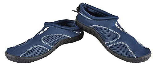 SEAC Sand, Zapatos de scoglio, Playa y Mar, Unisex adulto, Blanco/Azul, 42 EU