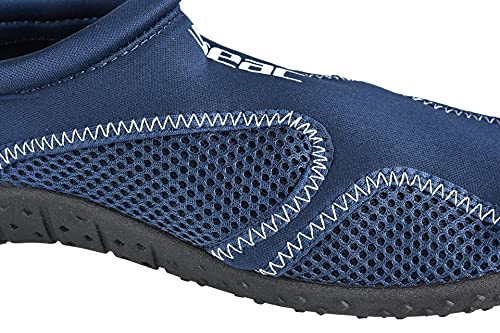 SEAC Sand, Zapatos de scoglio, Playa y Mar, Unisex adulto, Blanco/Azul, 42 EU