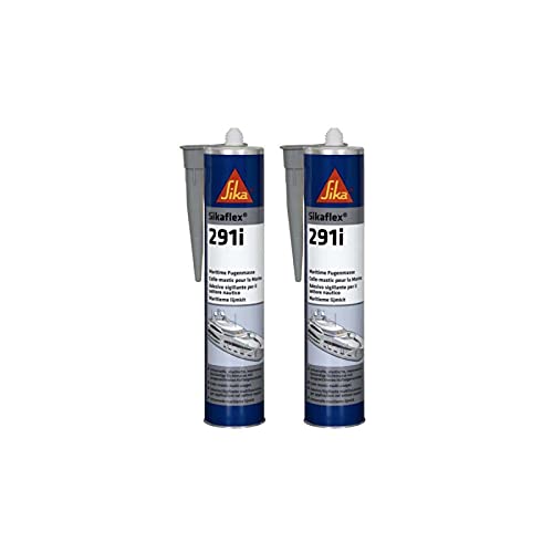 Set de 2 selladores marinos SIKA Sikaflex 291i - Gris - 300ml