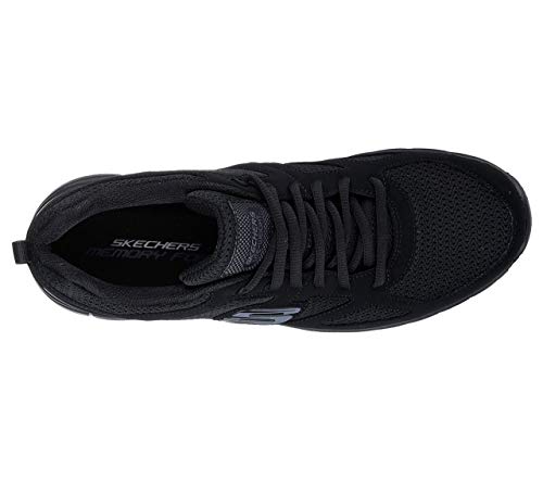 Skechers Burns 52635-bbk, Zapatillas Hombre, Negro (Black 52635/Bbk), 41 EU