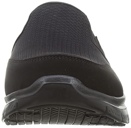 Skechers Flex Advantage Sr-Bronwood, Zapatillas sin Cordones Hombre, Negro Black Black, 43 EU