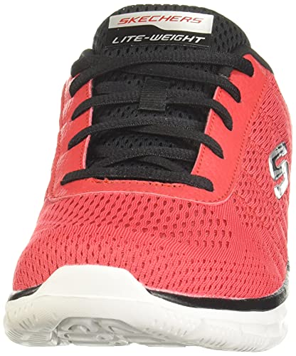 Skechers Sport Track-Moulton Running - Zapatillas para hombre, rojo (Rojo/Negro), 42 EU