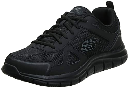 Skechers Track-scloric 52631-bbk, Zapatillas Hombre, Negro (Black 52631/Bbk), 44 EU