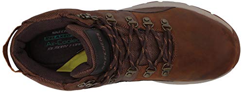 Skechers Volero-Merix, Botas Clasicas Hombre, Marrón (CDB Black Leather), 42 EU