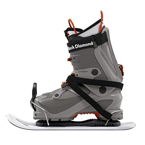 Skiskates - Mini Patines Cortos para Nieve I Esquís Patinaje Snowblades Skiboards I Patines para la Nieve I El Esquí más Corto (SKI Boot/White)