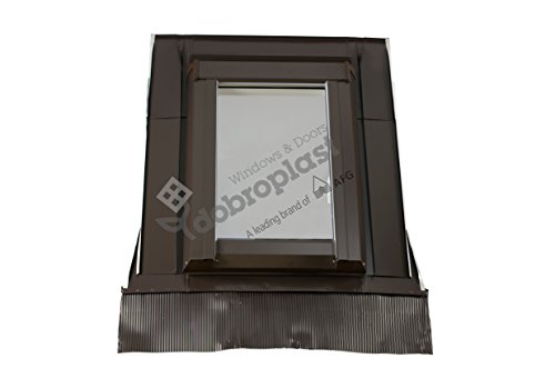 Skylight - Ventana de techo (PVC, 78 x 118 cm, con marco de cubierta, Ug=1,0 W2mK)