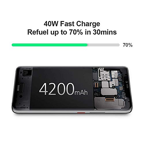 Smartphone Huawei Mate20 Pro de 128 GB / 6 GB con tarjeta SIM sencilla - Negro (versión del Reino Unido)