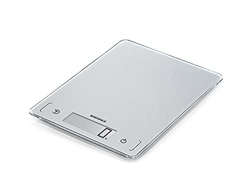 Soehnle Báscula para cocina Page Comfort 300 Slim, báscula de cocina ultraplana, peso digital con pantalla LCD extragrande, hasta 10 kg