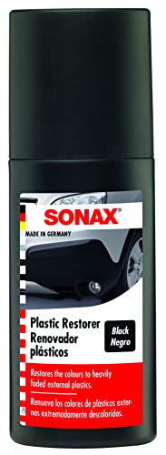 SONAX Renovador plásticos (100 ml) con esponja aplicadora | N.° 04091000-544