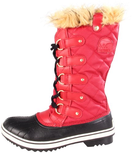 Sorel Womens Tofino Canvas para mujer Botas Chilli Pepper/Black nl1779 – 601, - Chilli Peper/Black, 40 EU