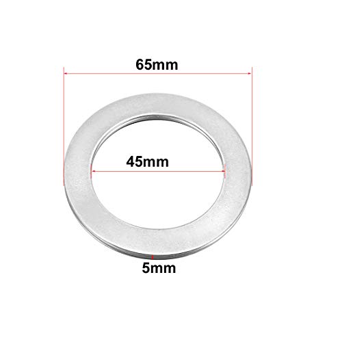 sourcing map AXK4565+2AS Rodamientos de empuje de rodillos de aguja w Arandelas de 45 mm de diámetro, 65 mm de diám. ext.