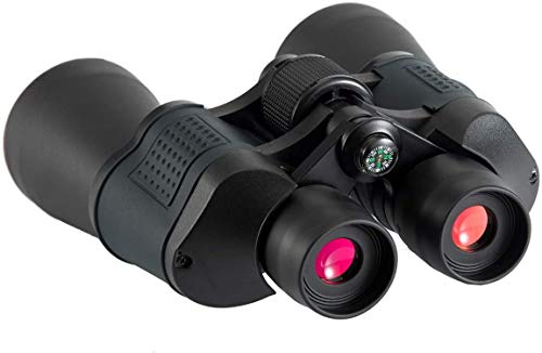 SP-Cow Prismáticos, 10x50 HD Prismaticos Profesionales Telescopio con Prismas BaK4 y FMC, Resistente al Agua y A Prueba de Niebla, Ideales para Observación de Aves, Senderismo, Astronomía y Camping