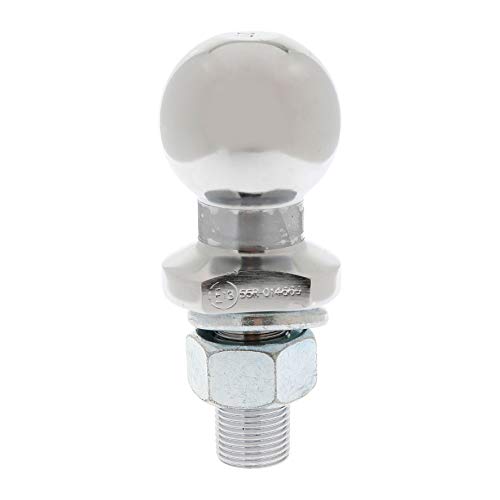 SPOTLIGHT - Bola de Remolque para Remolque (rótula Recta, 50 mm, Tuerca de Bloqueo 22 mm, Compatible con Todo Tipo de vehículos (Coche, utilitario, tactor cortacésped, etc.)