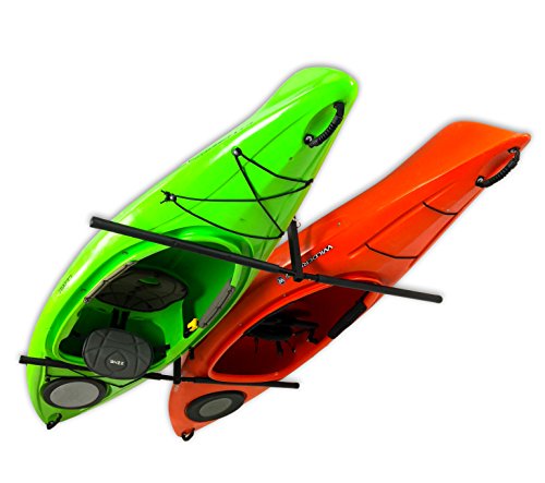 StoreYourBoard 2 estantes de Techo para Kayak, Puerto de Alta Capacidad, 2 Soportes de Almacenamiento para Montaje en Techo, Ajustable, Brazos Extra Grandes de 30 Pulgadas