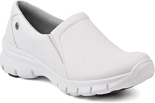 Suecos Nova, Zapatos de Trabajo Mujer, Blanco (White), 40 EU