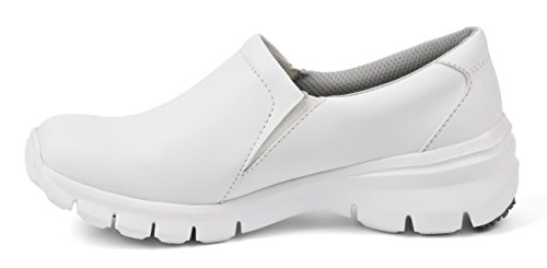 Suecos Nova, Zapatos de Trabajo Mujer, Blanco (White), 40 EU