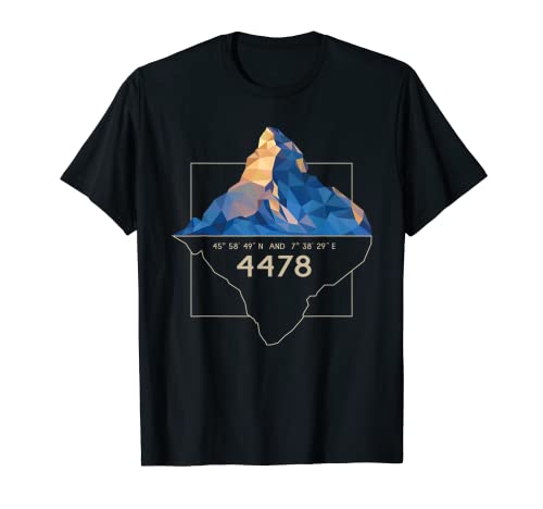 Suiza Matterhorn El Monte Cervino Zermatt Montana Camiseta