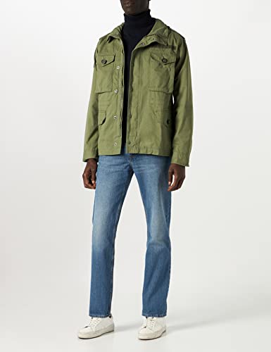 Superdry Field Jacket Chaqueta, Verde Fatiga, S para Hombre