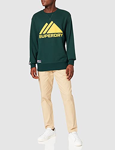 Superdry M2011337A MONTAÑA Sport Mono TRIPULACIÓN, Enamel Green, XXL para Hombre