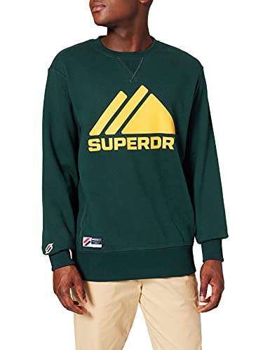 Superdry M2011337A MONTAÑA Sport Mono TRIPULACIÓN, Enamel Green, XXL para Hombre